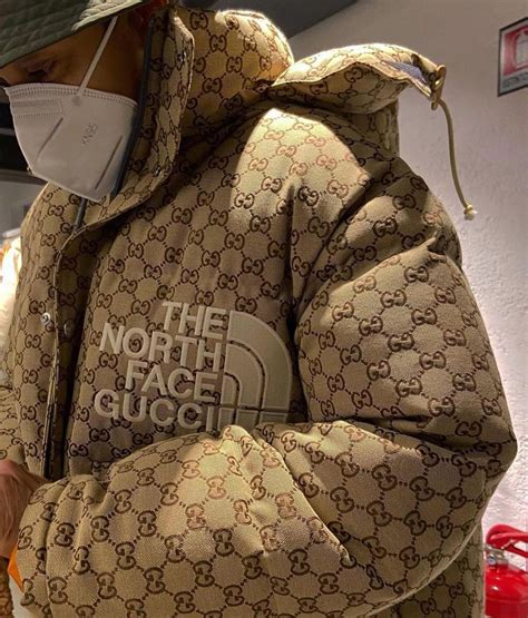 north face x gucci puffer coat|north face and Gucci collab.